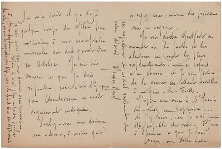 Lot #402 Maurice Ravel Autograph Letter Signed - Image 3