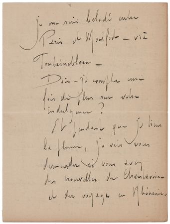 Lot #402 Maurice Ravel Autograph Letter Signed - Image 4