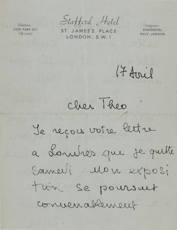 Lot #280 Dora Maar Autograph Letter Signed: 