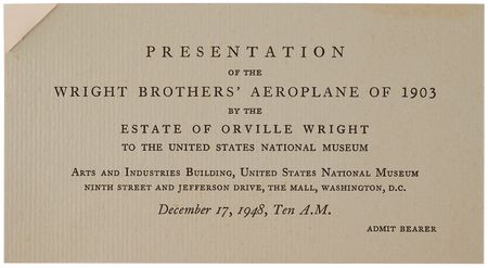 Lot #188 Wright Brothers Flown Fragment Display - From the Collection of the Probate Judge Who Delivered the Wright Flyer to the Smithsonian - Image 5