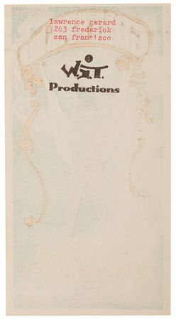 Lot #471 Grateful Dead 1968 Grand Rapids Handbill with 'Winged Pigpen' - Image 2
