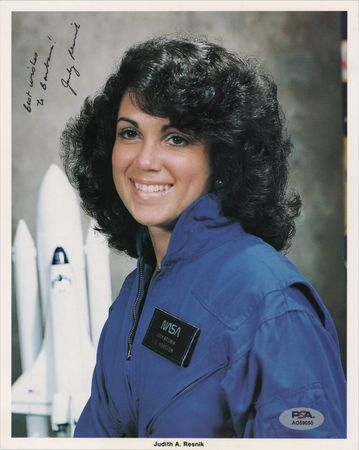 Lot #227 Judy Resnik Signed Photograph - Image 1