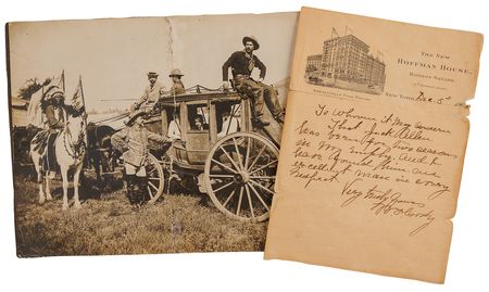Lot #129 William F. 'Buffalo Bill' Cody Autograph Letter Signed - Image 1