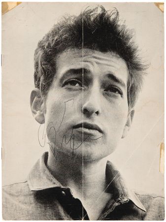 Lot #427 Bob Dylan Rare Signed 1964 London Concert Program - His 1st UK Appearance - Image 1