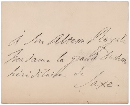 Lot #399 Franz Liszt Autograph Letter Signed to a Royal Princess - Image 2