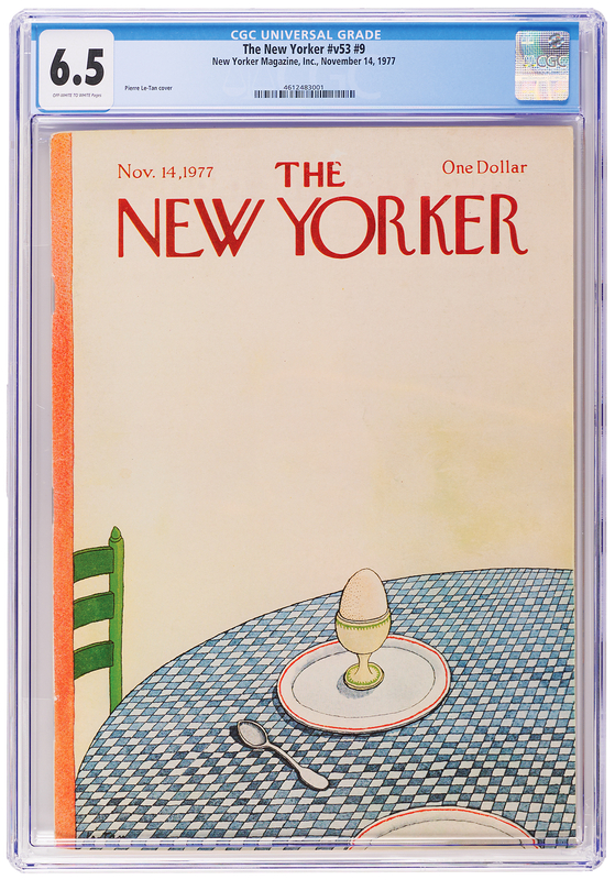 Lot 6109 Steve Jobs: First National Mention in The New Yorker, November 1977 - CGC 6.5