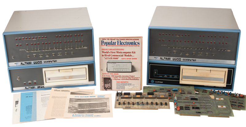 Lot 6170 MITS Altair 8800 Computers (2) with Altair Disc Drives, Massive Document Archive, Manuals, and Advertisements - From the Collection of Jack Everson