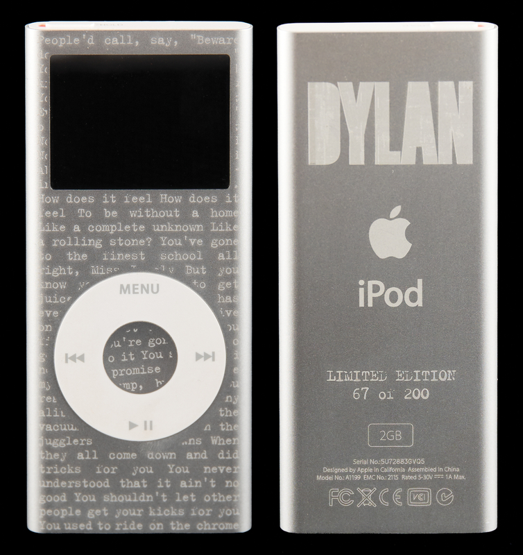 Lot 6084 Apple iPod Nano (2nd Generation, Limited Bob Dylan Edition, #67/200 - 2GB)