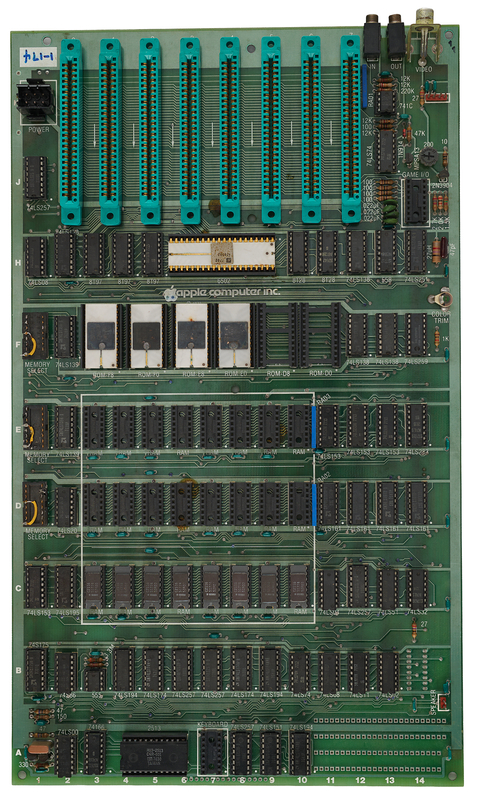 Lot 6046 Steve Wozniak's Personally-Owned Apple II Computer Logic Board (Rev. 0)