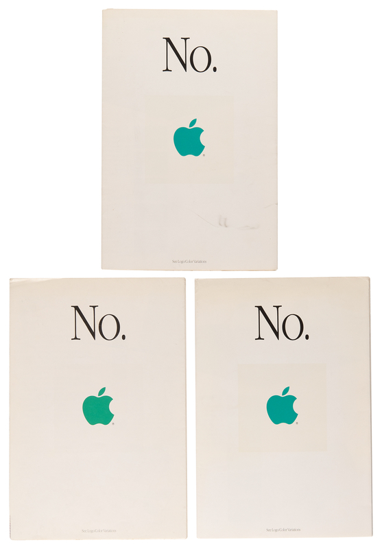 Lot 6135 Apple Corporate Identity Guidelines Posters (3)