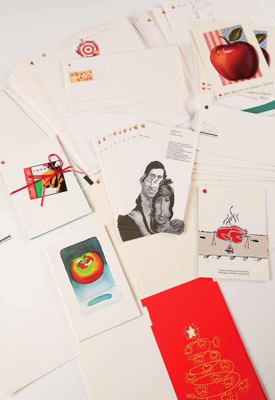 Lot 6139 Apple Creative Services Collection of (100) Marketing Collateral