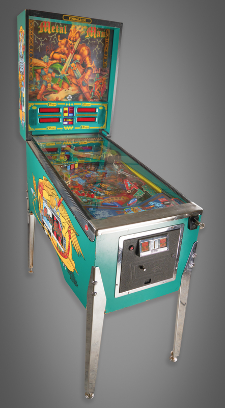 Lot 6198 Inder: Metal Man Pinball Machine (1992) - Fully Functional