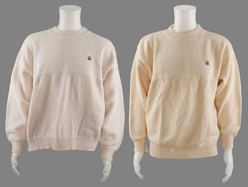 Lot 6118 Apple Computer (2) 'Rainbow Logo' Sweaters