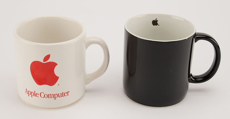 Lot 6116 Apple Computer (2) Coffee Mugs
