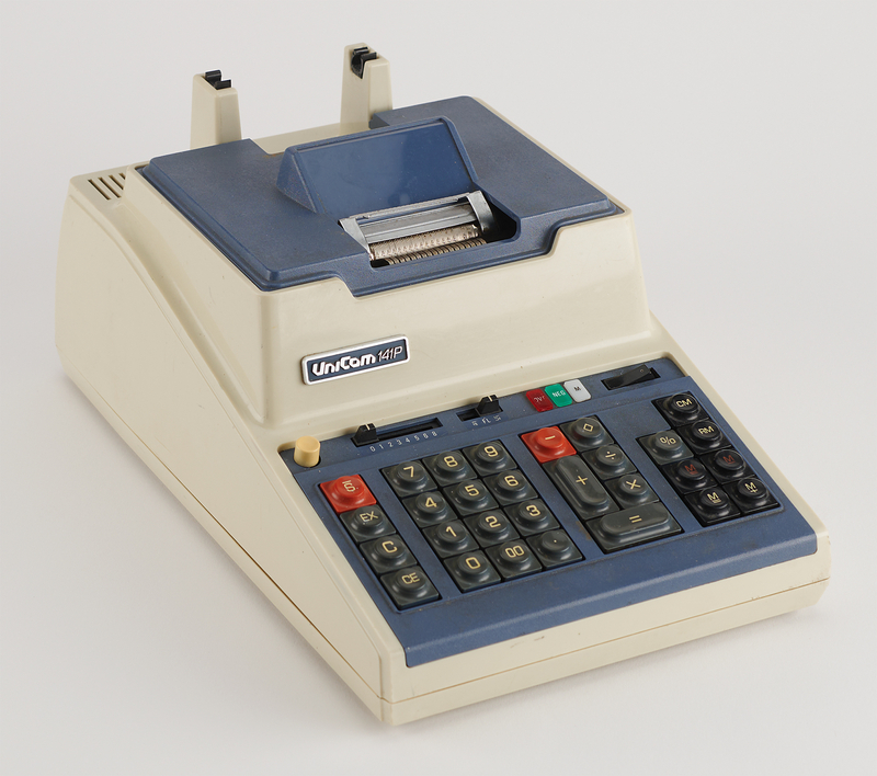 Lot 6168 UniCom Systems 141P Calculator, Featuring an Intel 4004 - Intel's First Microprocessor