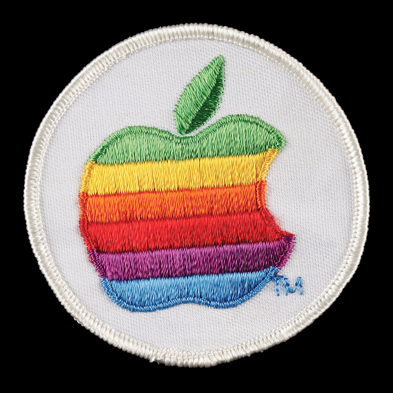 Lot 6112 Apple Patch (1978) Commissioned by Steve Jobs for West Coast Computer Fair