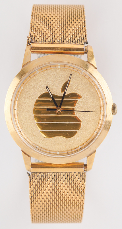 Lot 6132 Apple Computer Vintage Souvenir Watch from the Collection of Rupert 'Robert' Lissner, Creator of AppleWorks