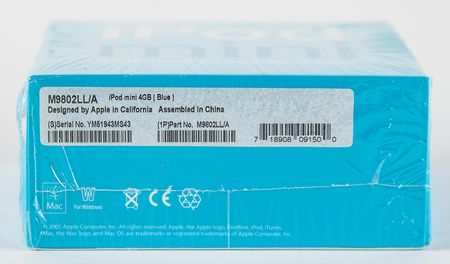 Lot #6078 Apple iPod Mini (2nd Generation, Sealed - Blue, 4GB) - Image 5