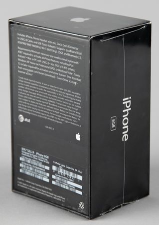 Lot #6090 Apple iPhone (First Generation, Sealed 8GB) - Image 3