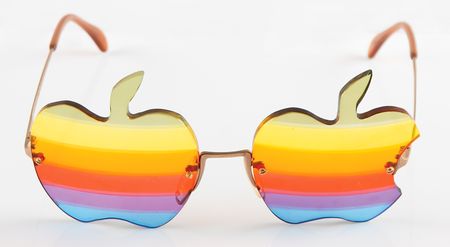 Lot #6029 Steve Wozniak's Apple Rainbow Glasses - Image 2