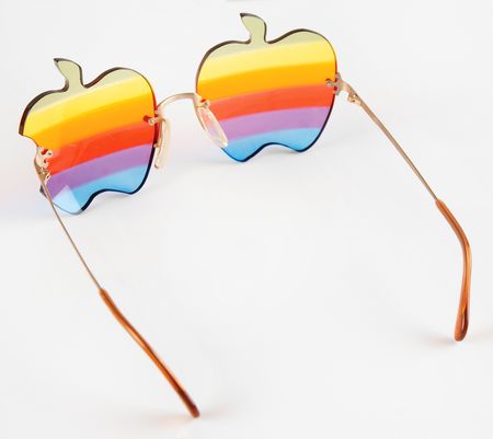 Lot #6029 Steve Wozniak's Apple Rainbow Glasses - Image 4