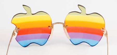Lot #6029 Steve Wozniak's Apple Rainbow Glasses - Image 5