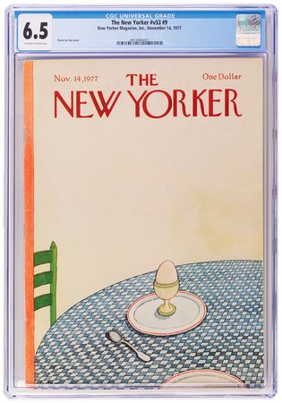 Lot #6109 Steve Jobs: First National Mention in The New Yorker, November 1977 - CGC 6.5 - Image 1