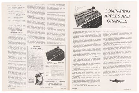 Lot #6106 Steve Jobs: First Apple-1 Ad and Review in Interface Age Magazine from July 1976 - CGC 6.0 - Image 2