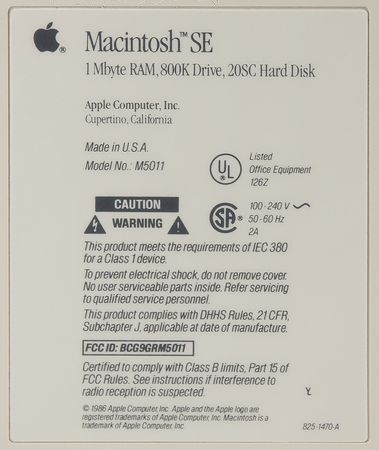 Lot #6064 Apple Macintosh SE Signed by Dan Kottke - Image 6