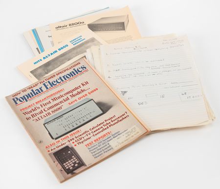 Lot #6170 MITS Altair 8800 Computers (2) with Altair Disc Drives, Massive Document Archive, Manuals, and Advertisements - From the Collection of Jack Everson - Image 3