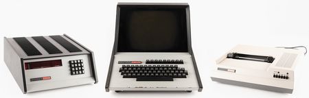 Lot #6182 Heathkit H8 Computer, H9 Video Terminal, and H14 Printer with Cassette Recorder, Tapes, and Manuals - Image 1