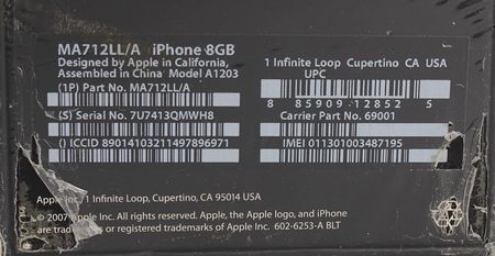 Lot #6091 Apple iPhone (First Generation, Sealed - 8GB) - Image 3