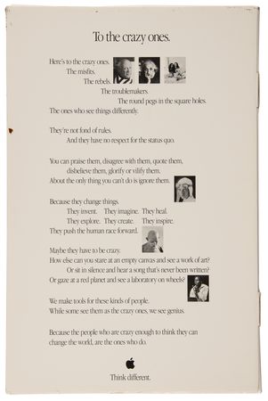 Lot #6152 Apple 'Educator Series' Collection of (23) Posters - Issued for Apple?s Iconic ?Think Different? Campaign - Image 3