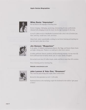 Lot #6152 Apple 'Educator Series' Collection of (23) Posters - Issued for Apple?s Iconic ?Think Different? Campaign - Image 6