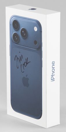 Lot #6096 Tim Cook Signed iPhone 17 Pro 'Launch Day' Box - Image 3