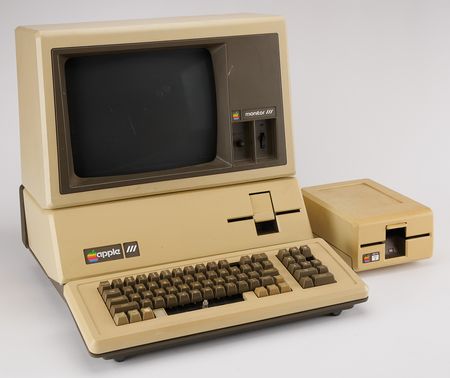 Lot #6055 Apple III Computer with Apple III Monitor, Apple III Disk, and Various Software - Image 2