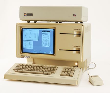 Lot #6059 Apple Lisa Computer with 'Twiggy' Drives, ProFile Hard Drive, Manuals, and Printer - Image 1