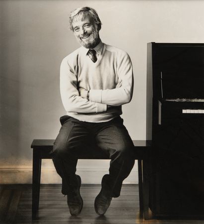 Lot #6124 Stephen Sondheim Original Oversized Photograph and the Apple 1984 Annual Report - Image 3