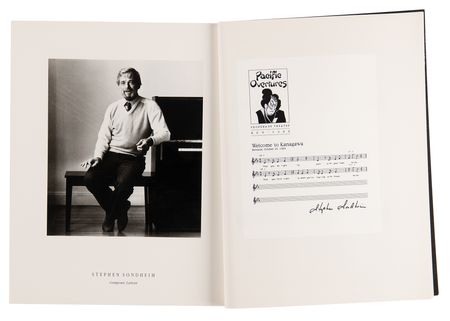 Lot #6124 Stephen Sondheim Original Oversized Photograph and the Apple 1984 Annual Report - Image 4