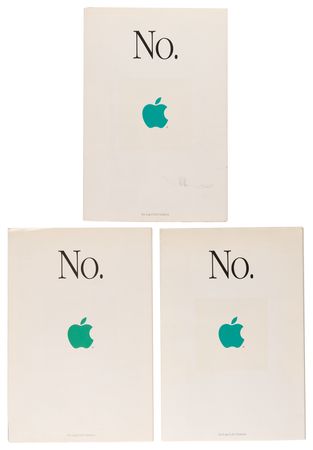 Lot #6135 Apple Corporate Identity Guidelines Posters (3) - Image 1
