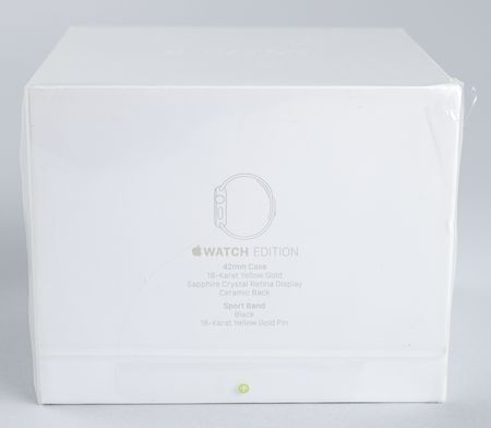 Lot #6102 Apple Watch Edition (1st Generation, Sealed - 18K Yellow Gold, 42mm, 8GB) - Image 3