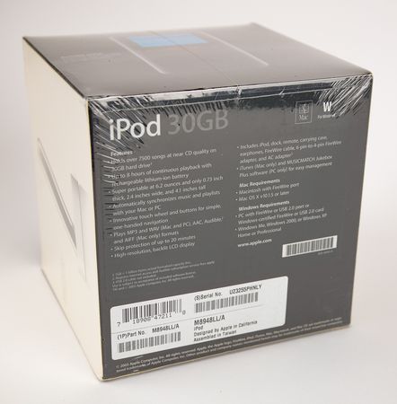 Lot #6075 Apple iPod (3rd Generation, Sealed - 30GB) - Image 6