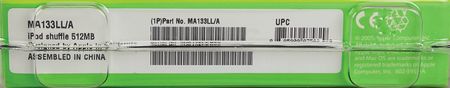 Lot #6086 Apple iPod Shuffle (1st Generation, Sealed) - Image 3