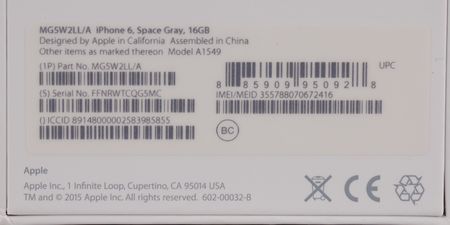 Lot #6094 Apple iPhone 6 (8th Generation, Sealed - 16GB) - Image 3