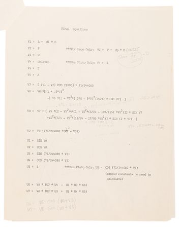 Lot #6012 Steve Jobs Hand-Annotated Atari Horoscope Program Report and Memo to Stephen Bristow, with 