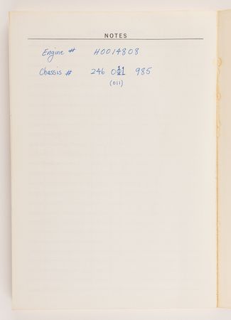Lot #6008 Steve Jobs Personally-Owned, Hand-Annotated Volkswagen Repair Manuals (2) - Image 11