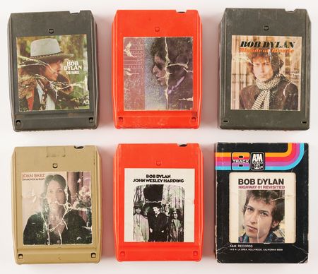 Lot #6009 Steve Jobs Personally-Owned Bob Dylan and Joan Baez 8-Track Tapes (6) - Image 2