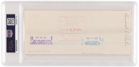 Lot #6000 Steve Jobs and Steve Wozniak Historic Signed 1976 Apple Computer Check (No. 1) to Howard Cantin, Designer of the Apple-1 Printed Circuit Board - PSA MINT 9 - Image 5