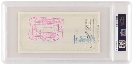 Lot #6001 Steve Jobs Signed 1976 'Apple Computer Company' Check (#181) - Payable to Apple's First Seed Investor, Elmer Baum - Image 3