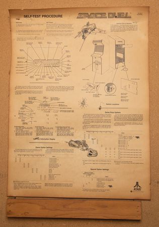 Lot #6195 Atari: Space Duel Arcade Video Game (1982) - Fully Functional - Image 17